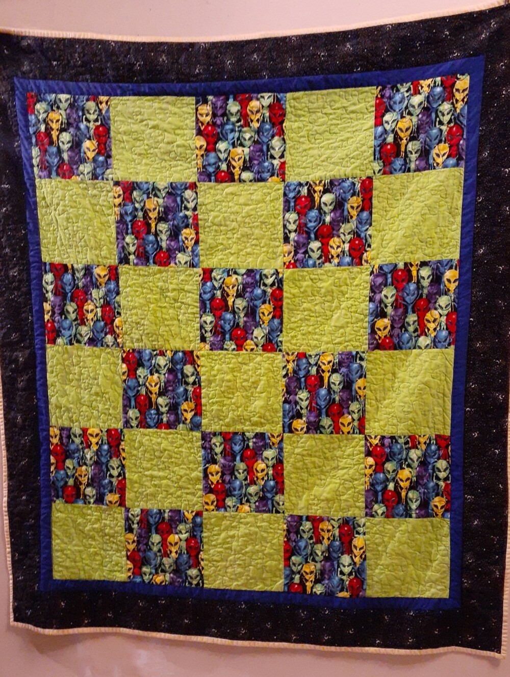 Handmade patchwork Quilt.